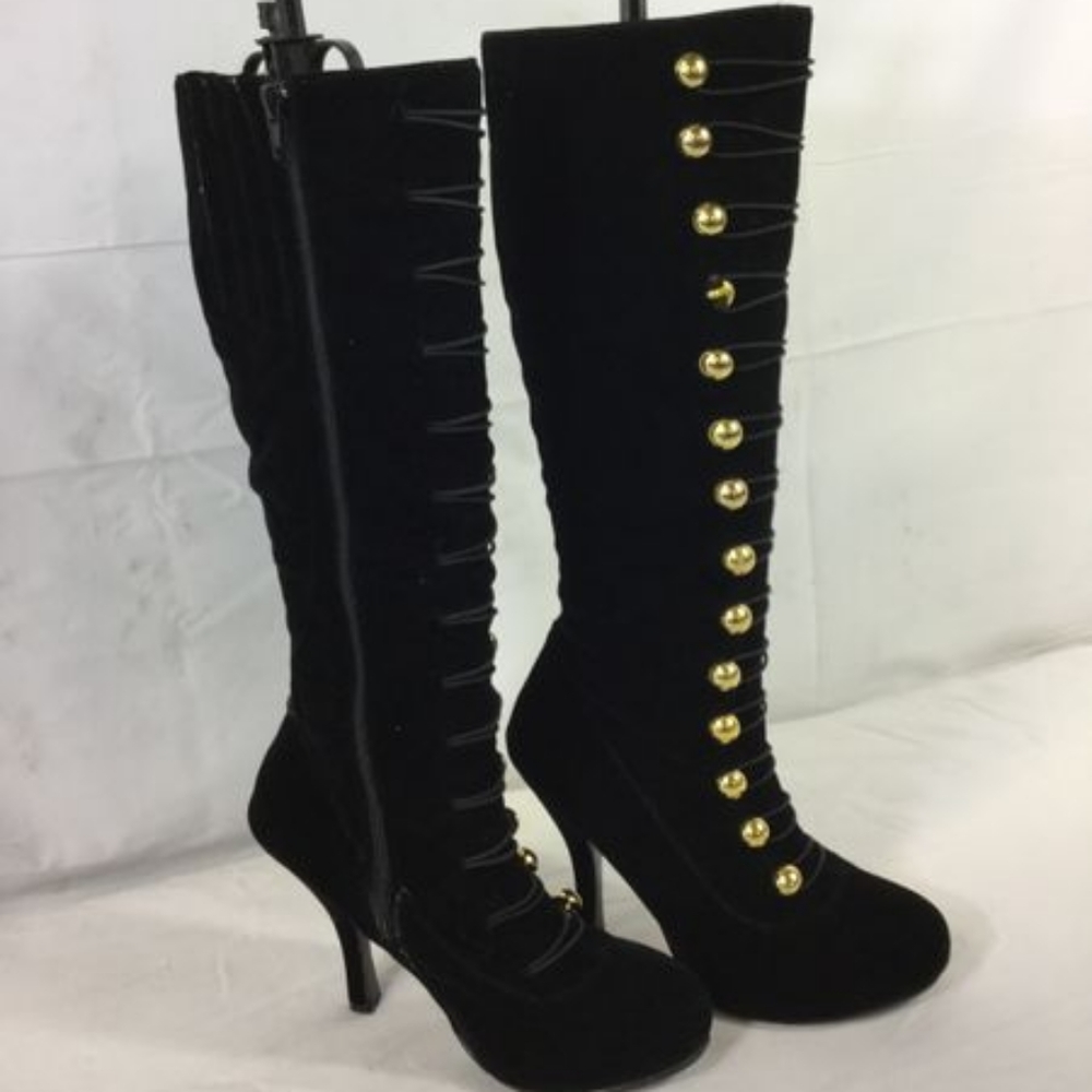 FunTasma Marching Style Heeled Boots